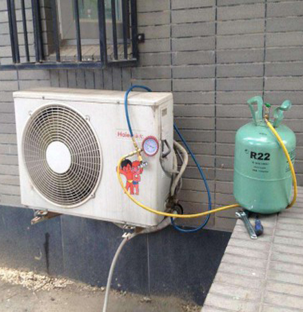 茄子河空调加氟
